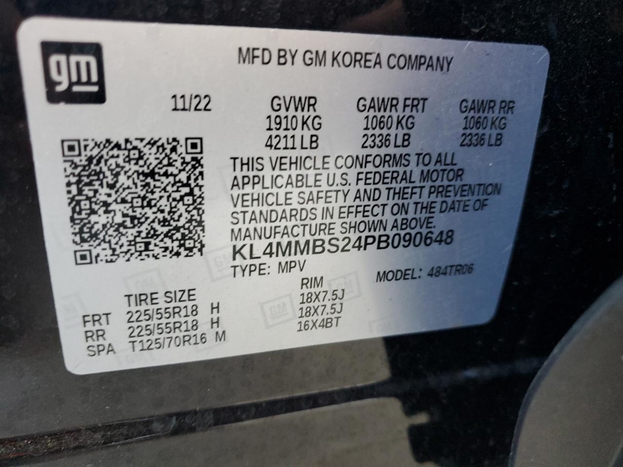 KL4MMBS24PB090648 2023 Buick Encore Gx Preferred