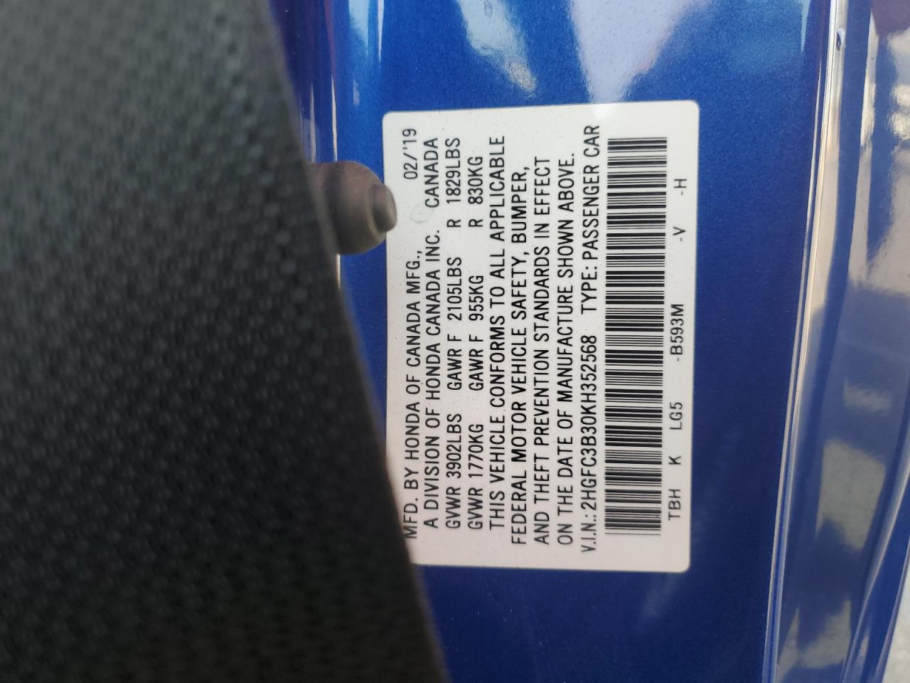 2019 Honda Civic - Image 14