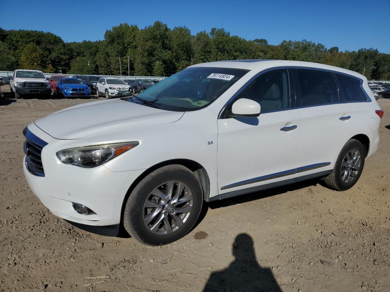 2014 Infiniti Qx60 VIN: 5N1AL0MMXEC549960 Lot: 76114924