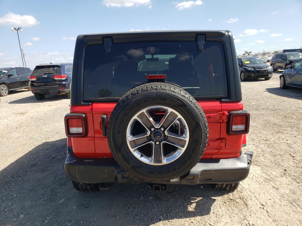 2022 Jeep Wrangler Unlimited Sahara VIN: 1C4HJXEN7NW242625 Lot: 76720224