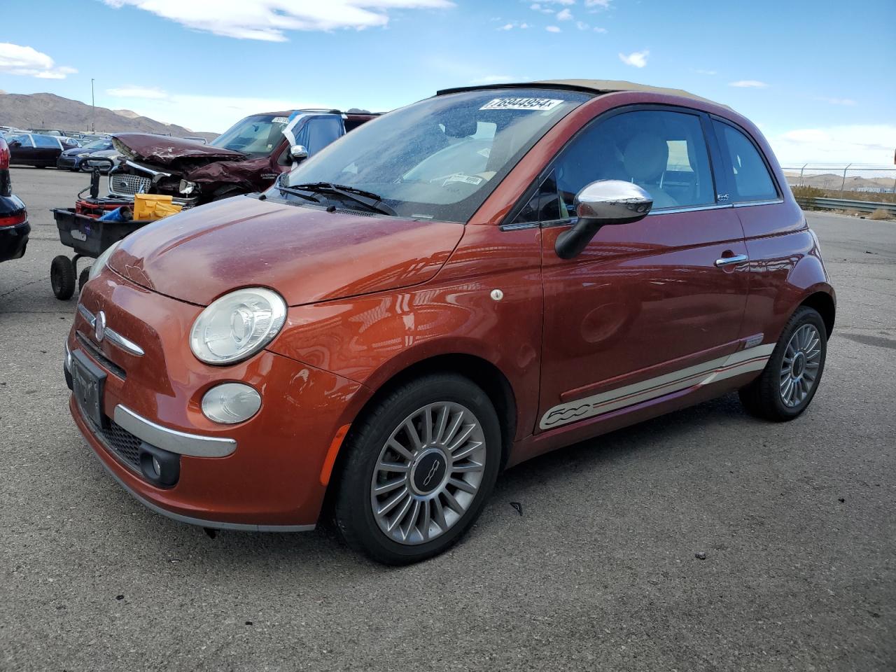 2012 Fiat 500 Lounge VIN: 3C3CFFER2CT322818 Lot: 76944954