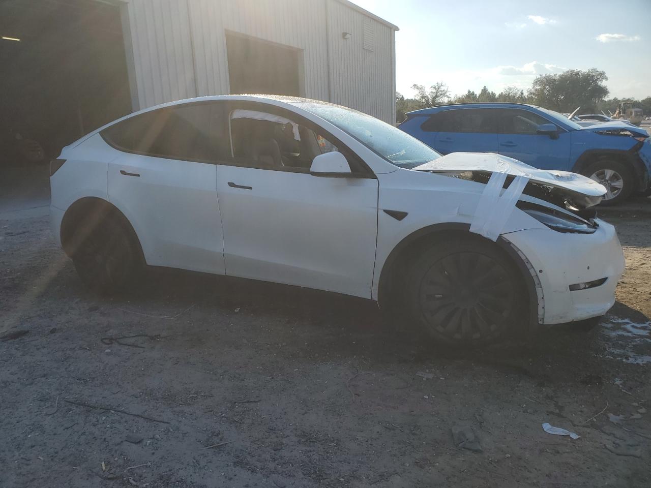 VIN 5YJYGDEE2MF065594 2021 TESLA MODEL Y no.4