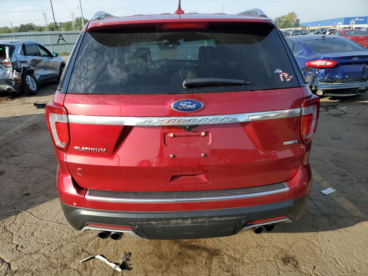 1FM5K8HT0JGC92153 2018 Ford Explorer Platinum