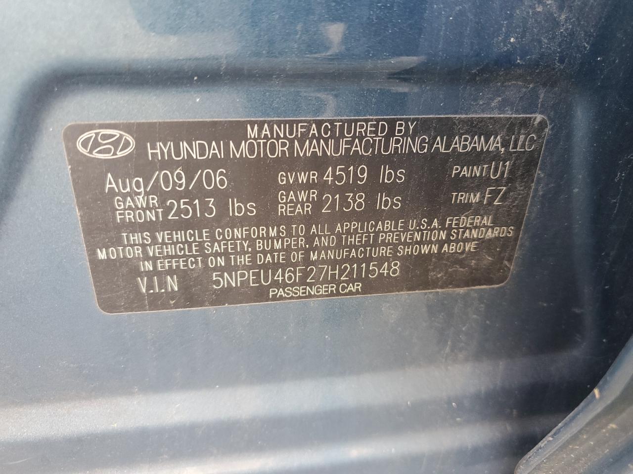 2007 Hyundai Sonata - Image 12