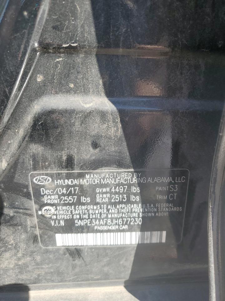 5NPE34AF8JH677230 2018 Hyundai Sonata Sport