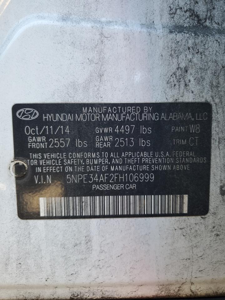 5NPE34AF2FH106999 2015 Hyundai Sonata Sport