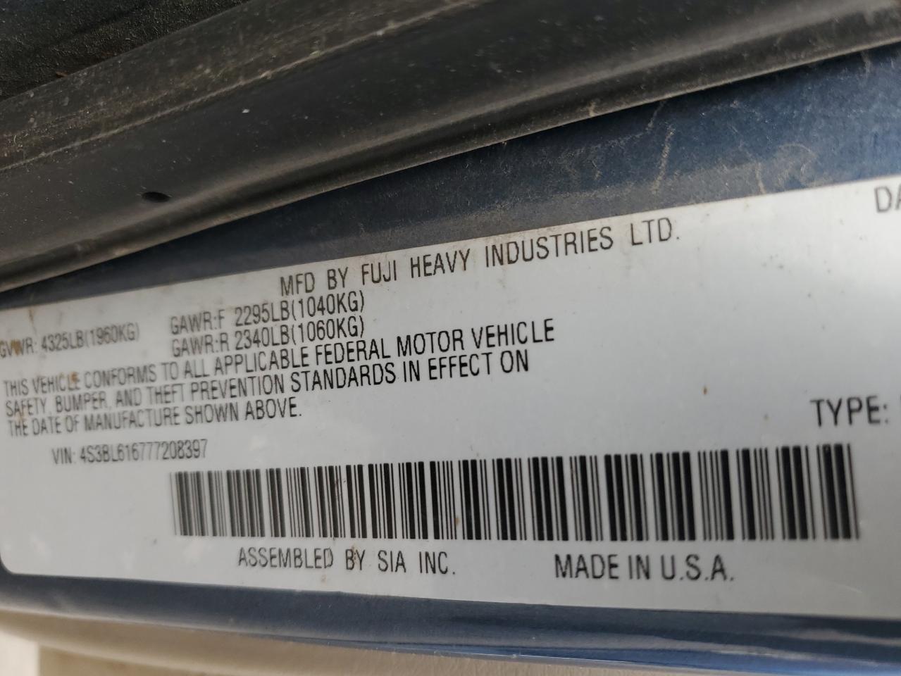 2007 Subaru Legacy - Image 12