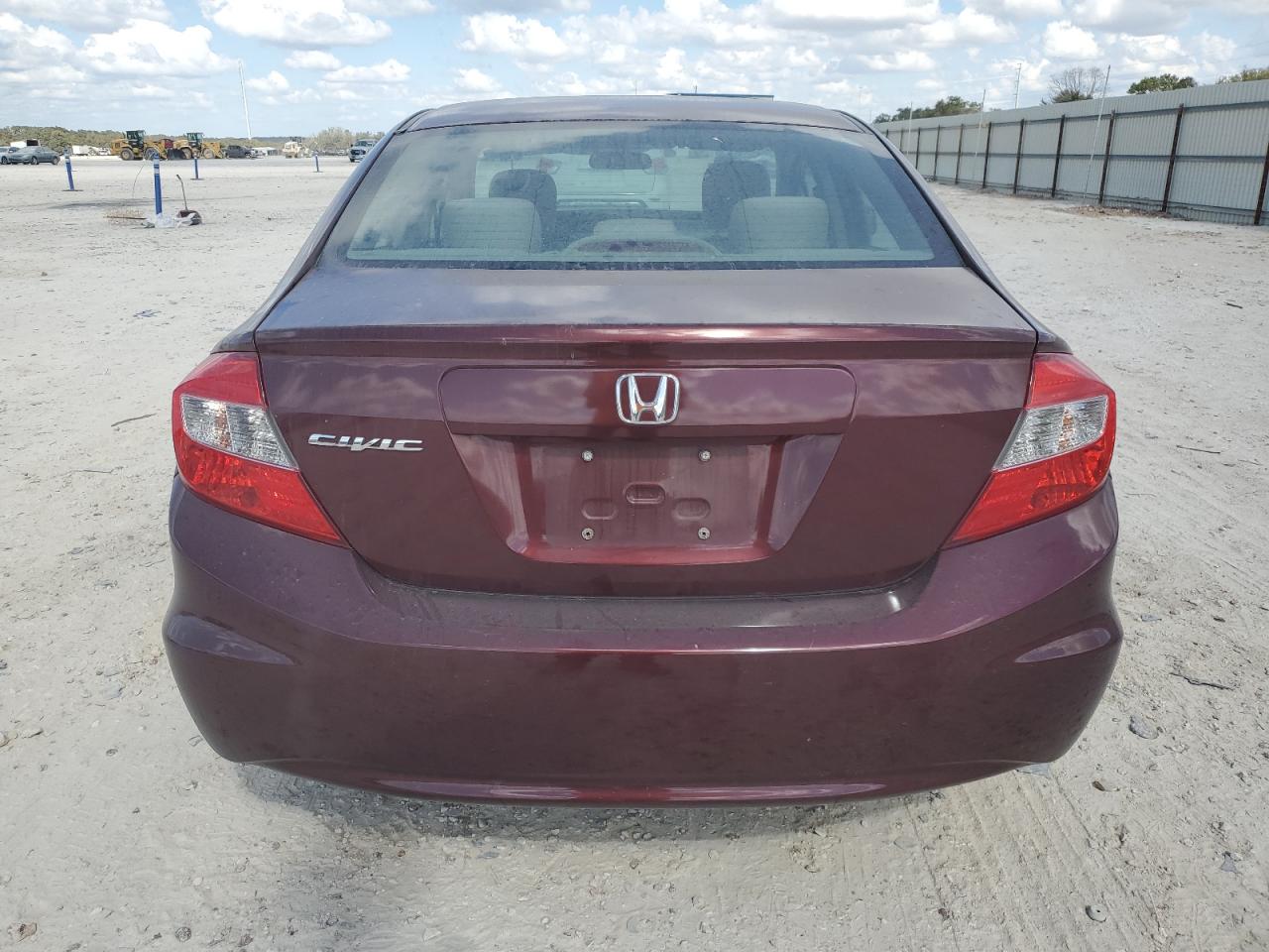 2012 Honda Civic Lx VIN: 2HGFB2F59CH543741 Lot: 78227914