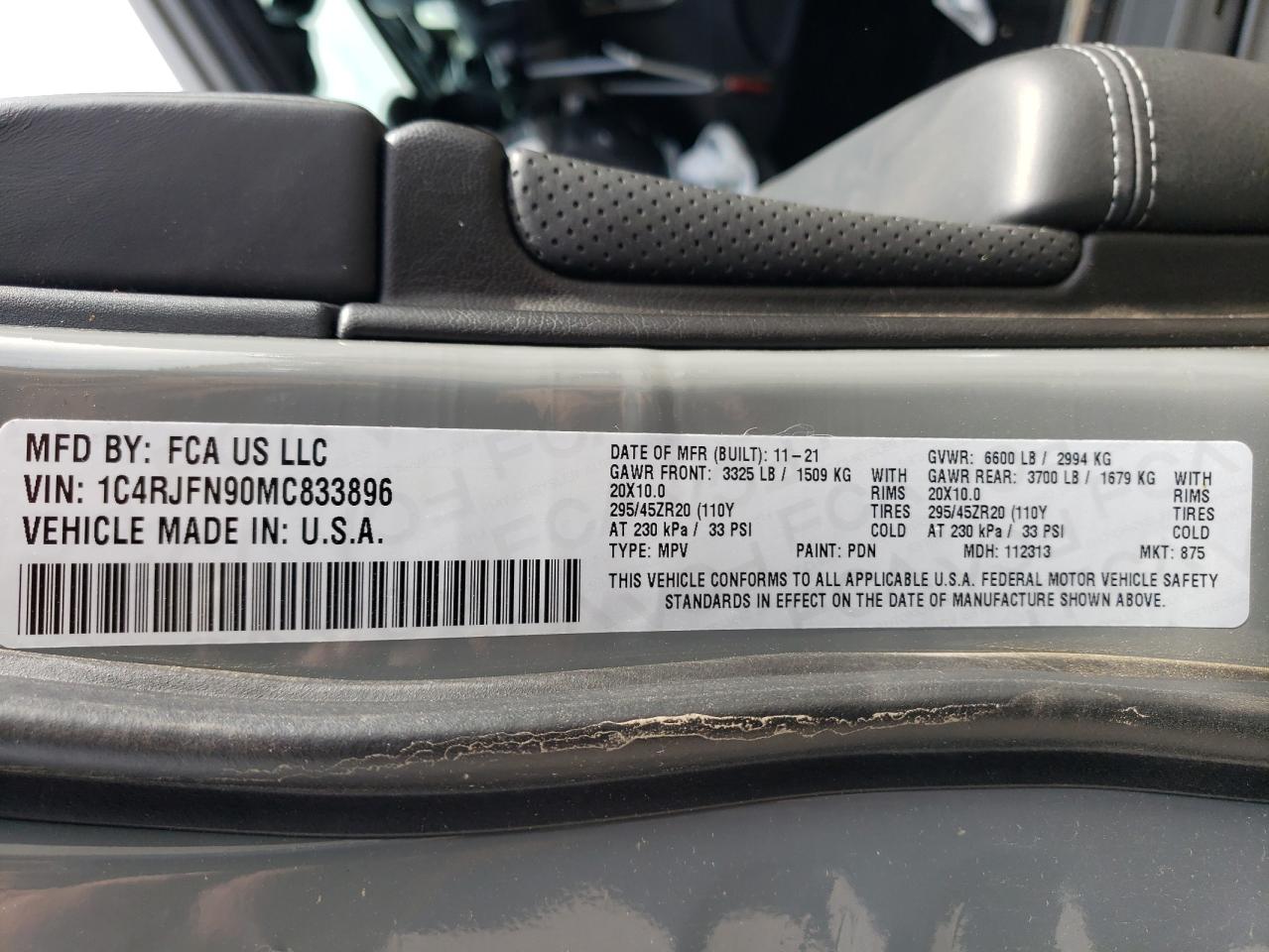 2021 Jeep Grand Cherokee - Image 14
