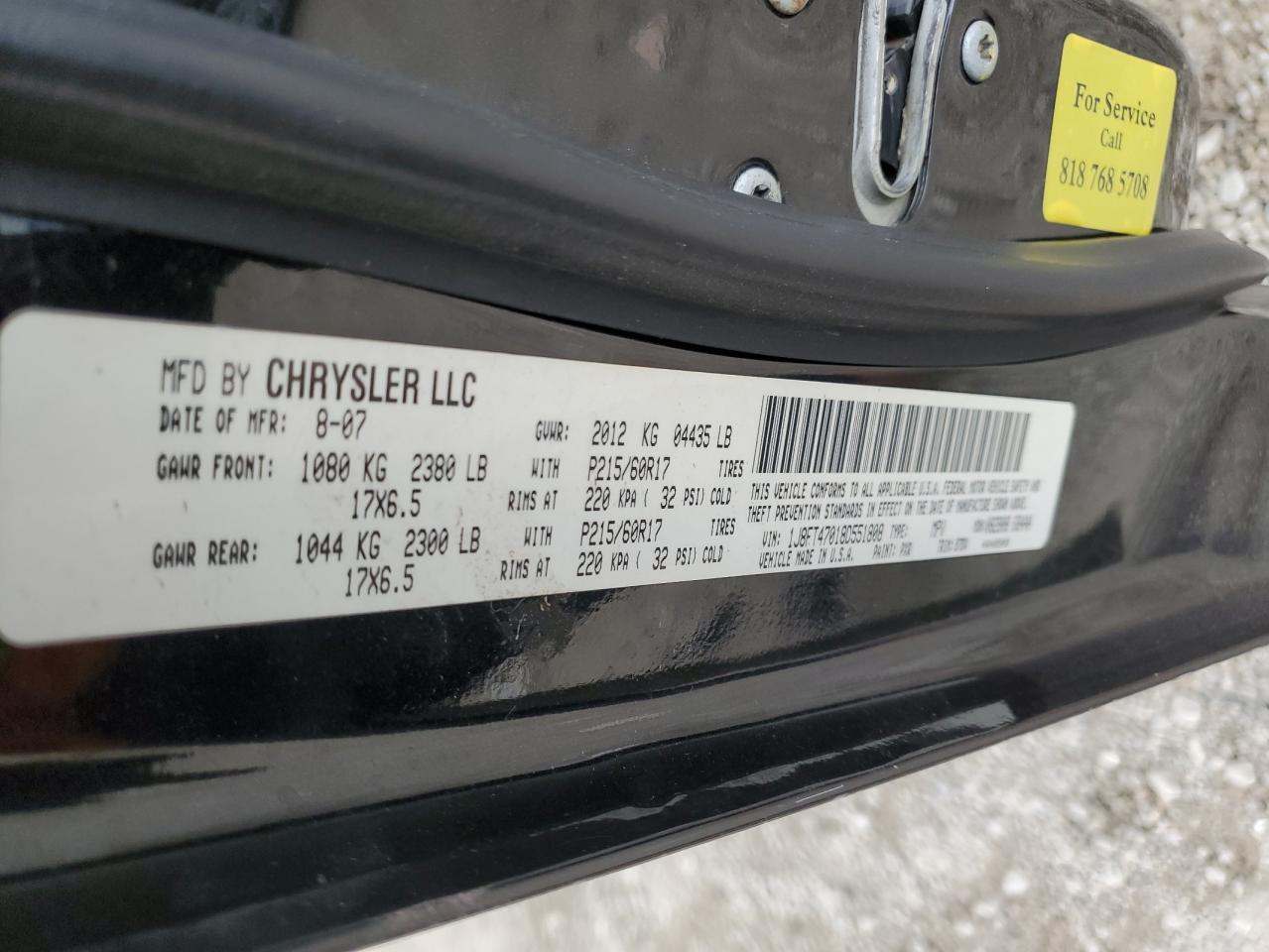 2008 Jeep Compass Sport VIN: 1J8FT47018D551808 Lot: 76582084