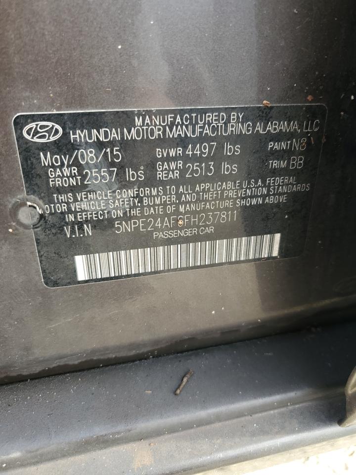 5NPE24AF6FH237811 2015 Hyundai Sonata Se