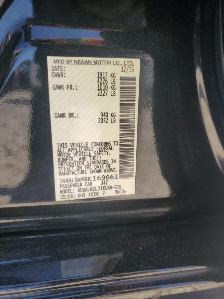 1N4AL3AP8HC169661 2017 Nissan Altima 2.5