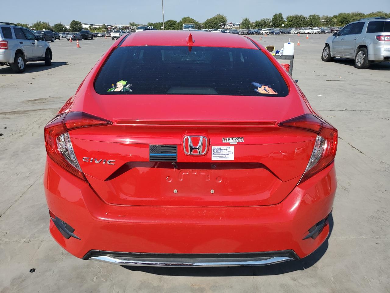 2019 Honda Civic Ex VIN: JHMFC1F35KX000741 Lot: 75681394