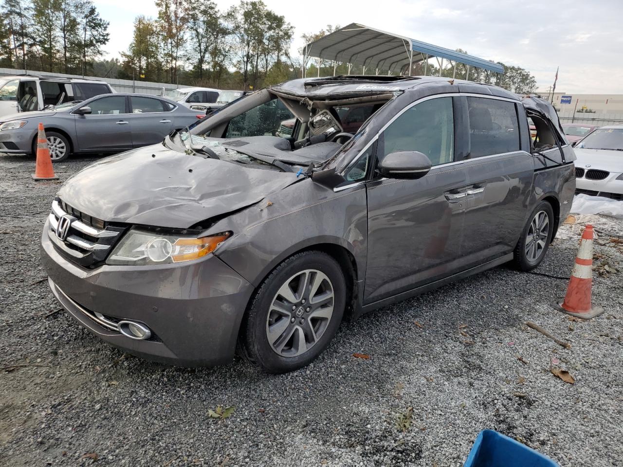 5FNRL5H95FB023816 2015 Honda Odyssey Touring