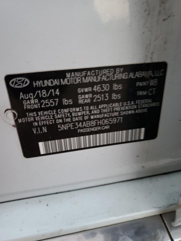 5NPE34AB8FH065971 2015 Hyundai Sonata Sport