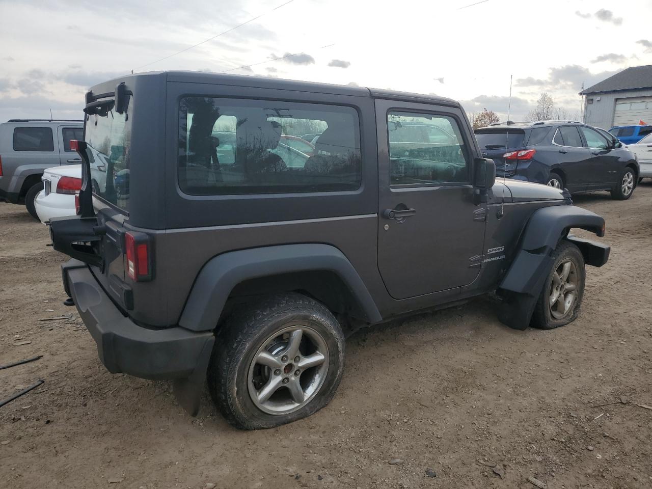 2017 Jeep Wrangler Sport grey null flexible 1C4AJWAG5HL718976 photo #4