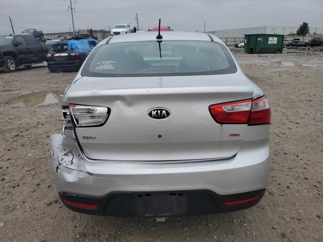 2013 Kia Rio Lx VIN: KNADM4A33D6302498 Lot: 73159954