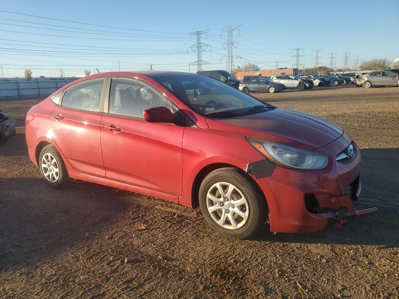 VIN KMHCT4AE0EU619568 2014 HYUNDAI ACCENT no.4