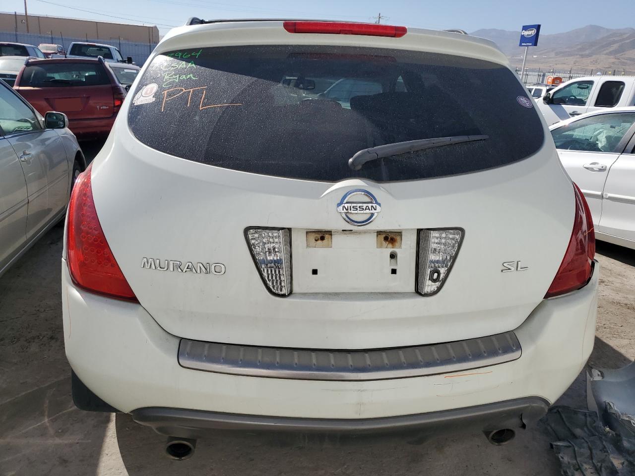 2006 Nissan Murano Sl VIN: JN8AZ08T96W428085 Lot: 74127114