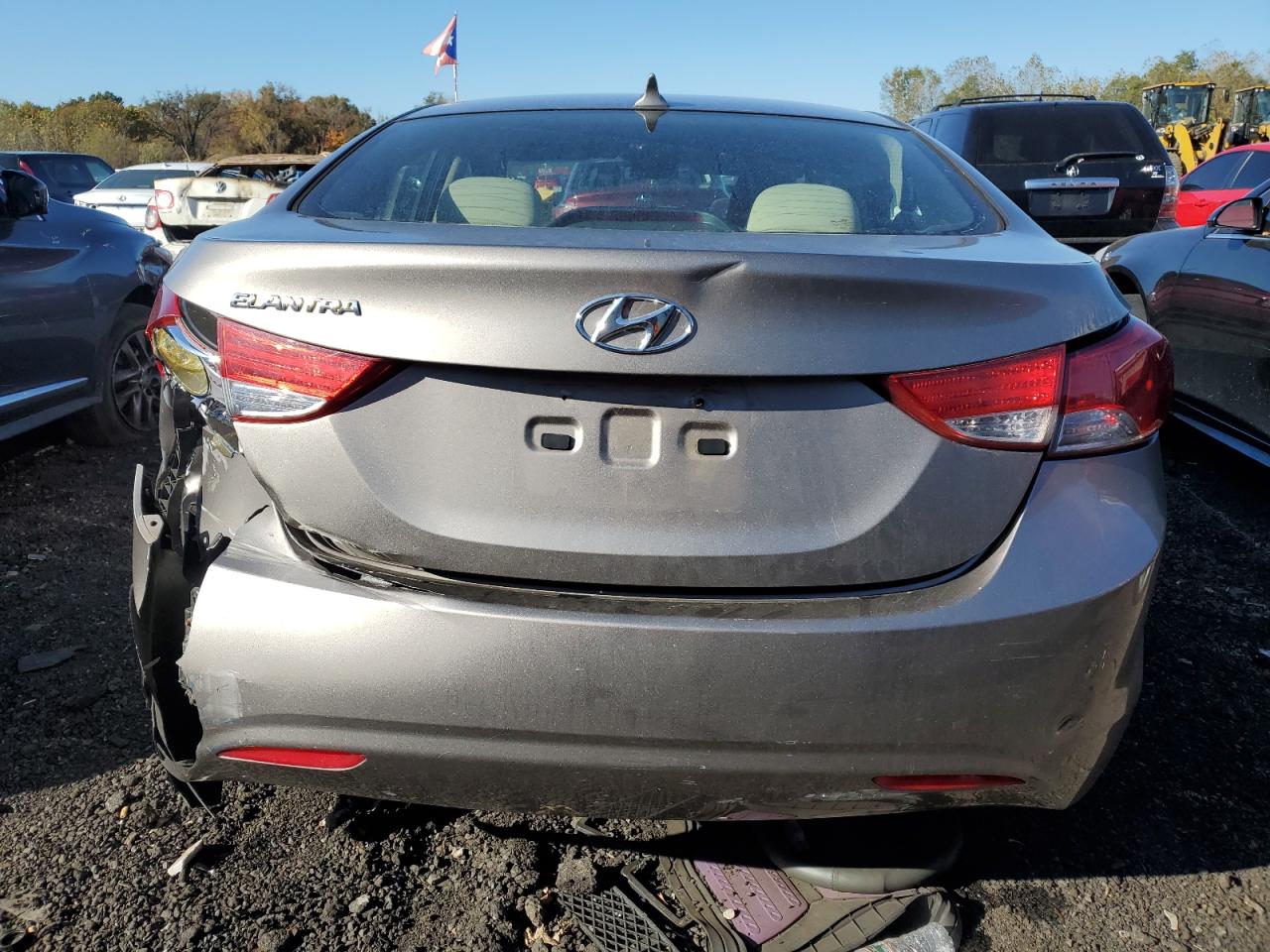 2012 Hyundai Elantra Gls VIN: 5NPDH4AE6CH141965 Lot: 76890194