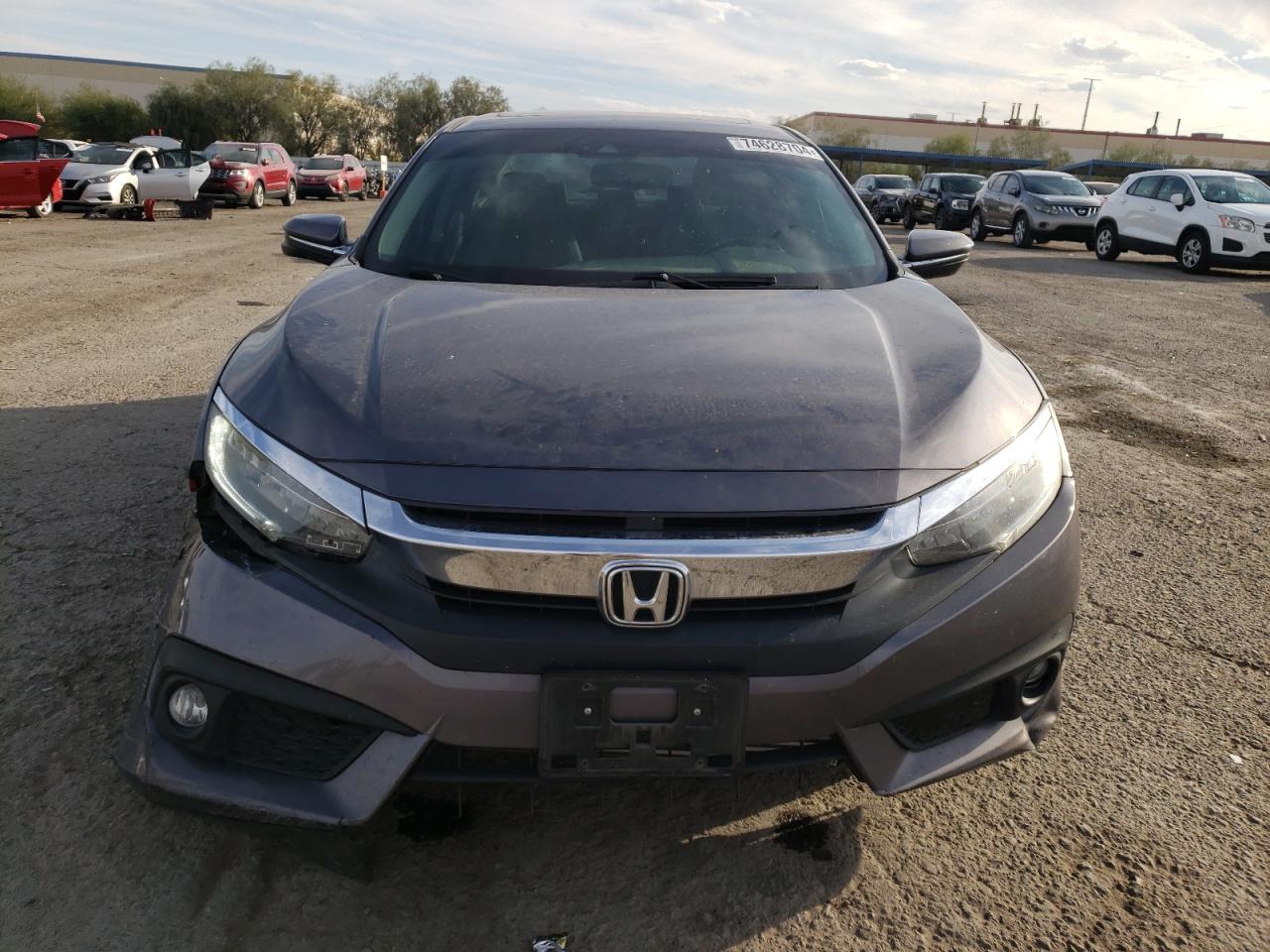 2017 Honda Civic Touring VIN: 19XFC1F96HE012430 Lot: 74628704