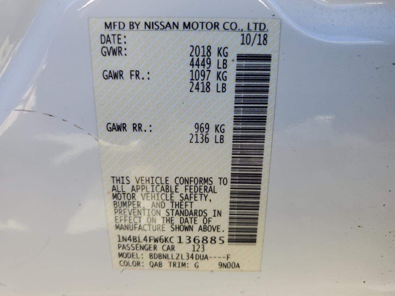 2019 Nissan Altima - Image 12