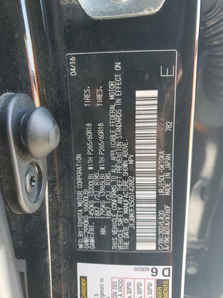 JTJBM7FX5G5142882 2016 Lexus Gx 460