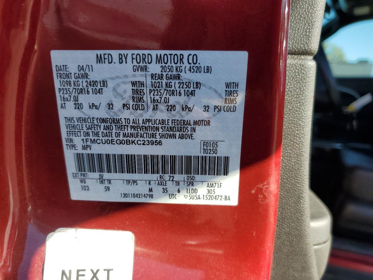 2011 Ford Escape - Image 13