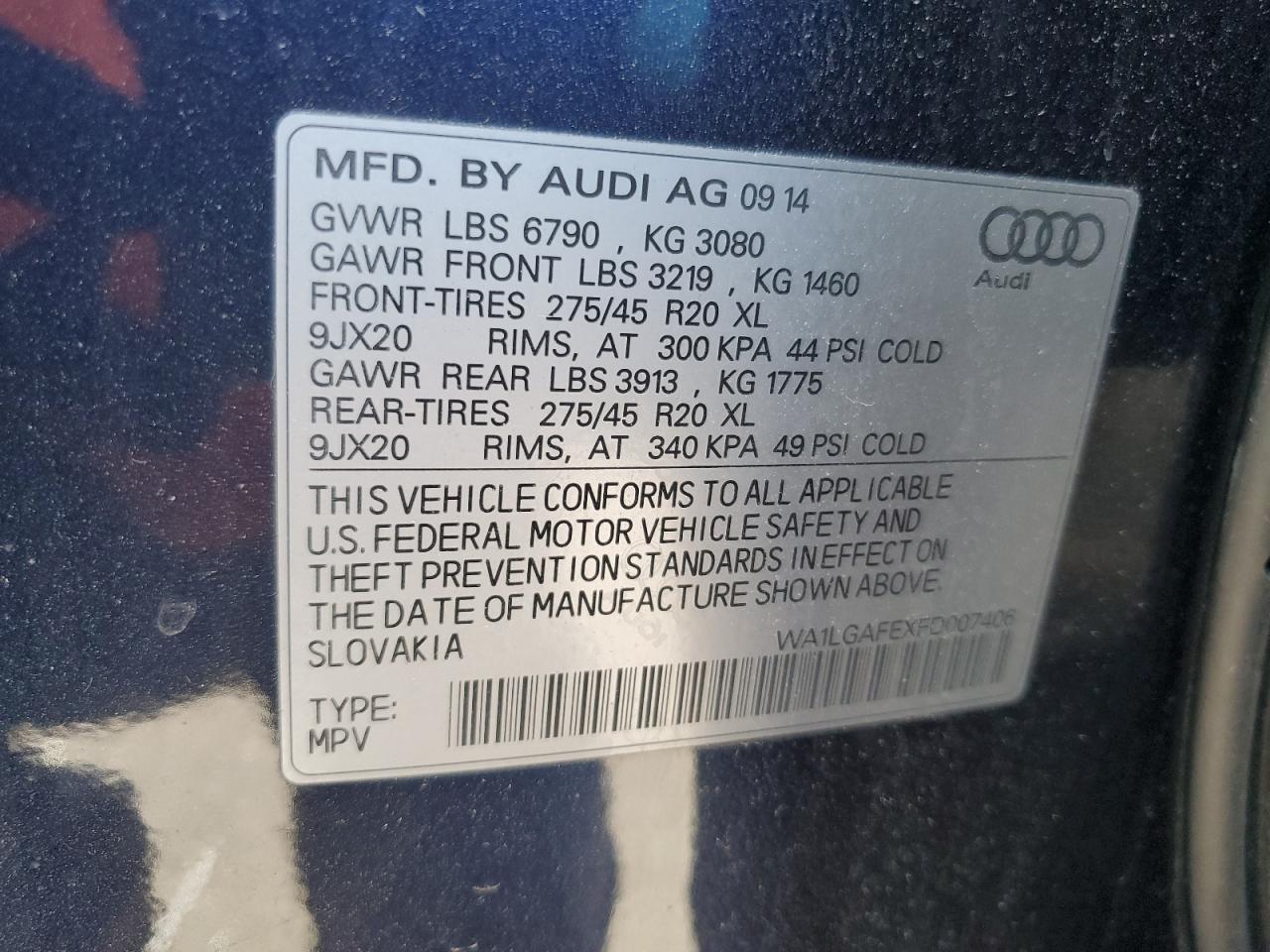 2015 Audi Q7 - Image 13