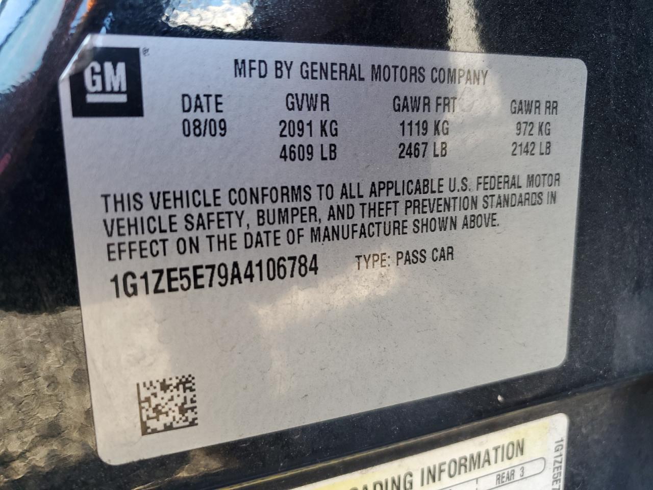 1G1ZE5E79A4106784 2010 Chevrolet Malibu Ltz