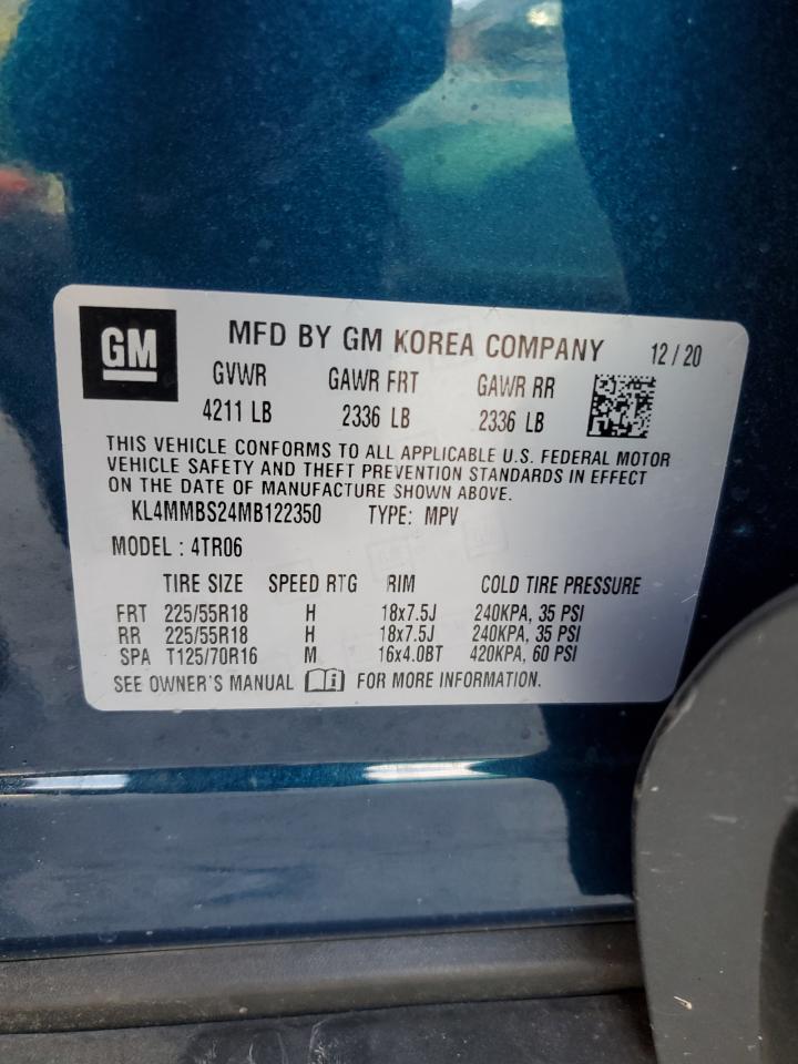 2021 Buick Encore Gx Preferred VIN: KL4MMBS24MB122350 Lot: 76461924