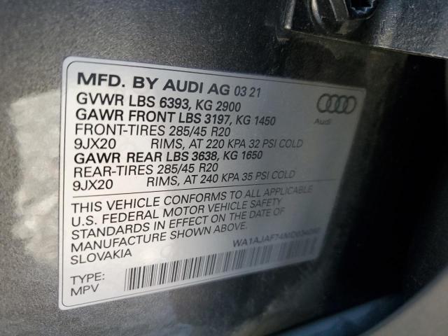 WA1AJAF74MD034060 Audi Q7 PREMIUM 13