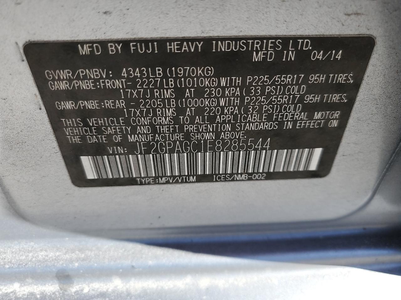 2014 Subaru XV - Image 14