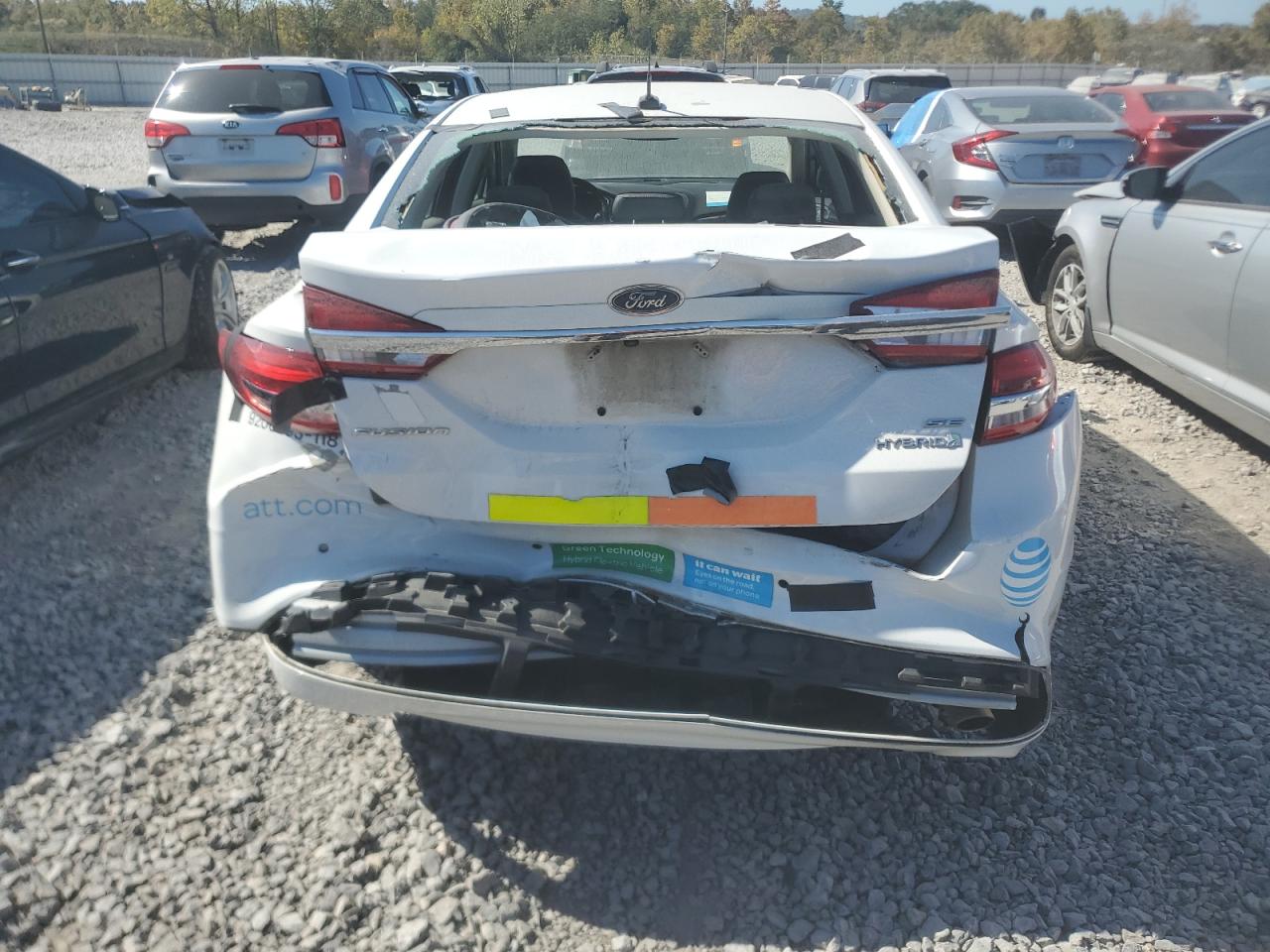2018 Ford Fusion Se Hybrid VIN: 3FA6P0LU5JR281885 Lot: 77374554