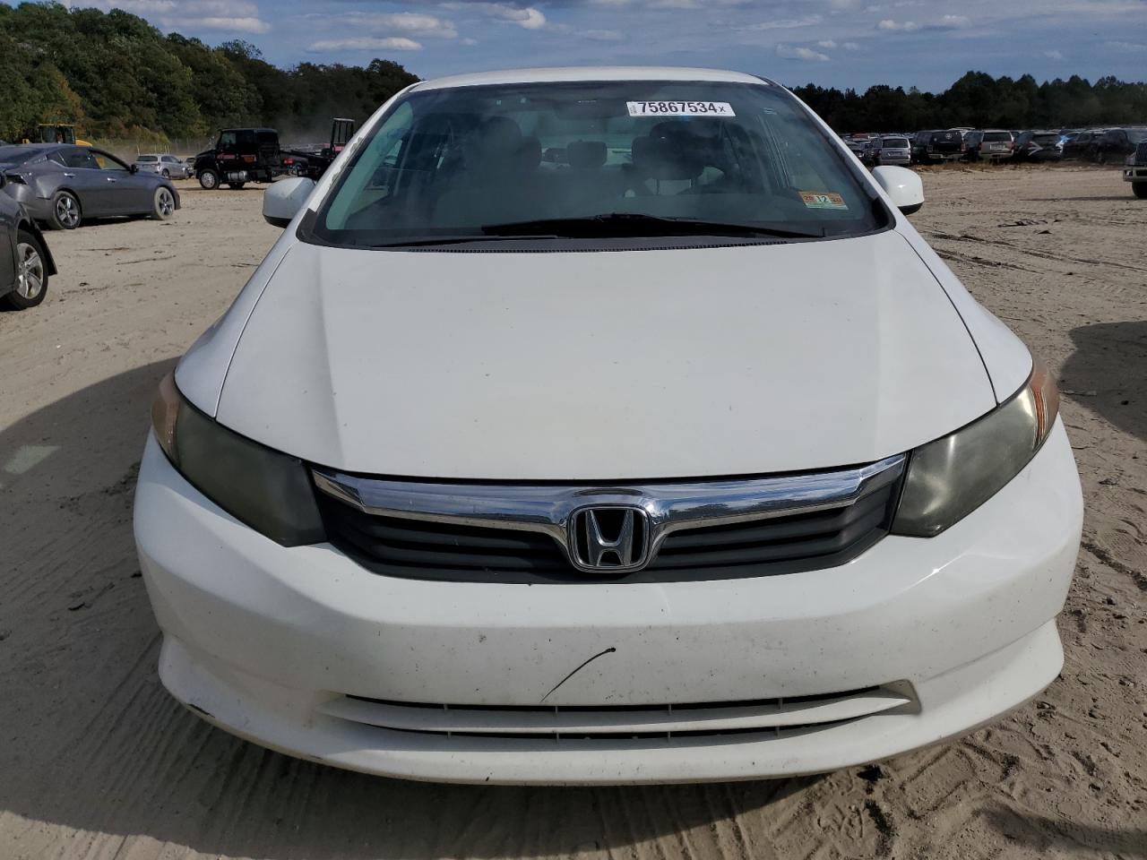 2012 Honda Civic Lx VIN: 19XFB2F50CE337220 Lot: 75867534