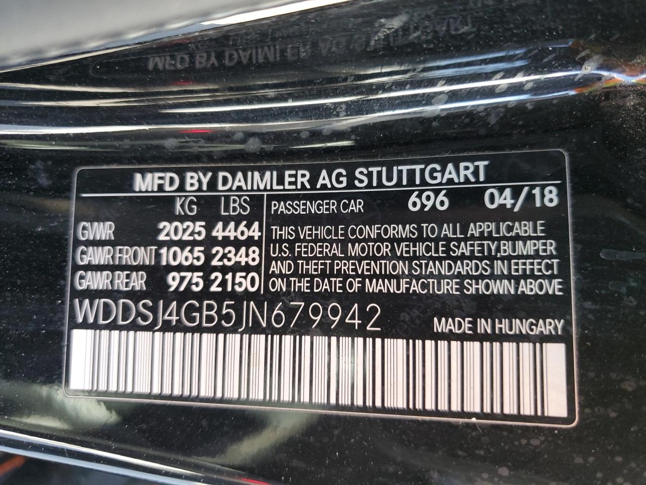 VIN WDDSJ4GB5JN679942 2018 MERCEDES-BENZ CLA-CLASS no.12