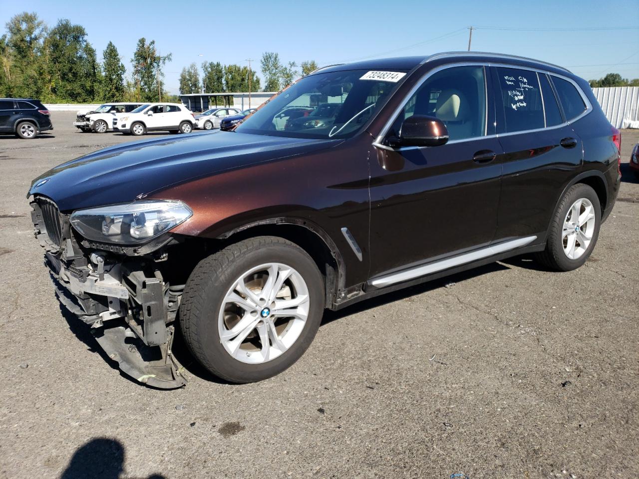 VIN 5UXTR9C51KLE13286 2019 BMW X3 no.1