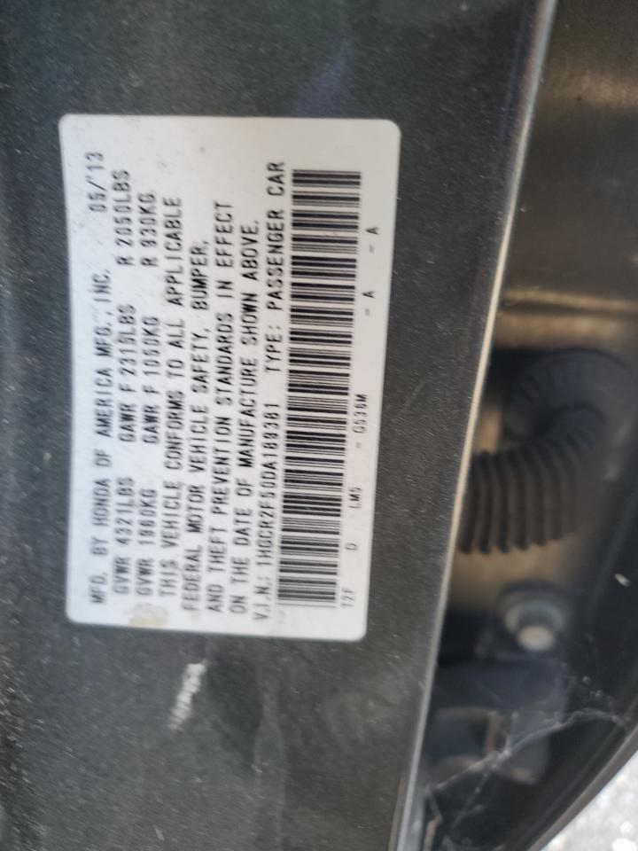 1HGCR2F50DA189381 2013 Honda Accord Sport