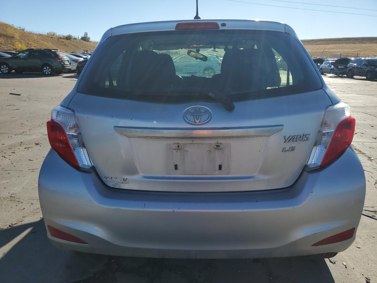 2012 Toyota Yaris VIN: JTDKTUD36CD521040 Lot: 76934994