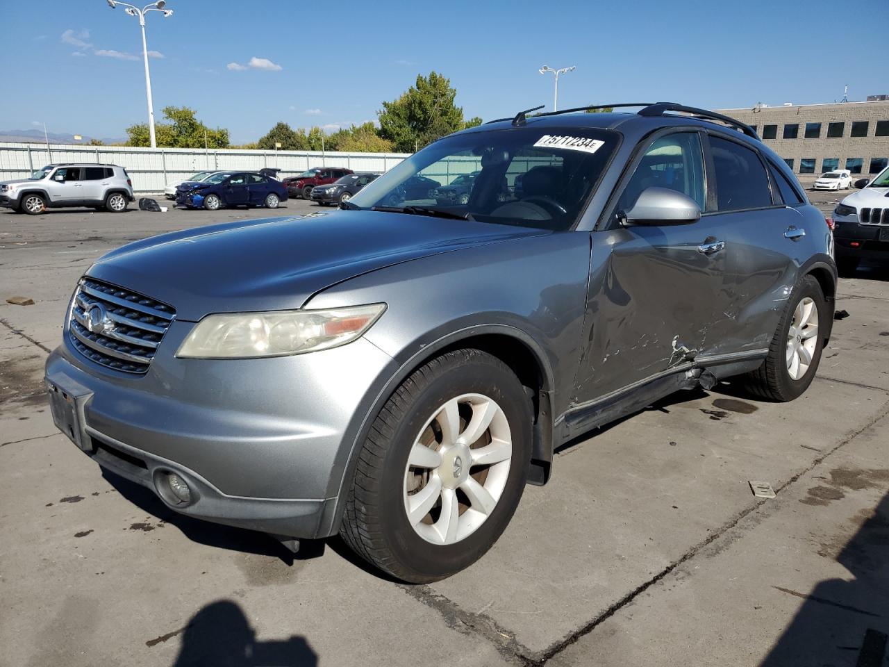 2004 Infiniti Fx35 VIN: JNRAS08U74X100776 Lot: 75717234