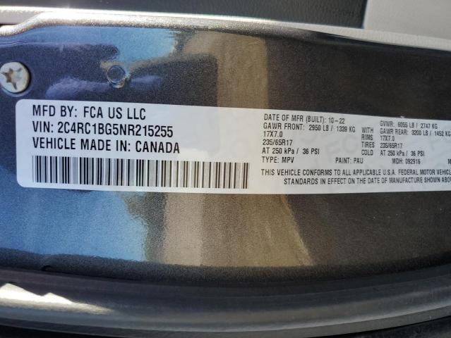 2C4RC1BG5NR215255 Chrysler Pacifica T 13