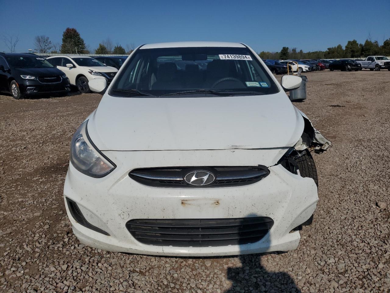 2015 Hyundai Accent Gls VIN: KMHCT4AE2FU887555 Lot: 74139894