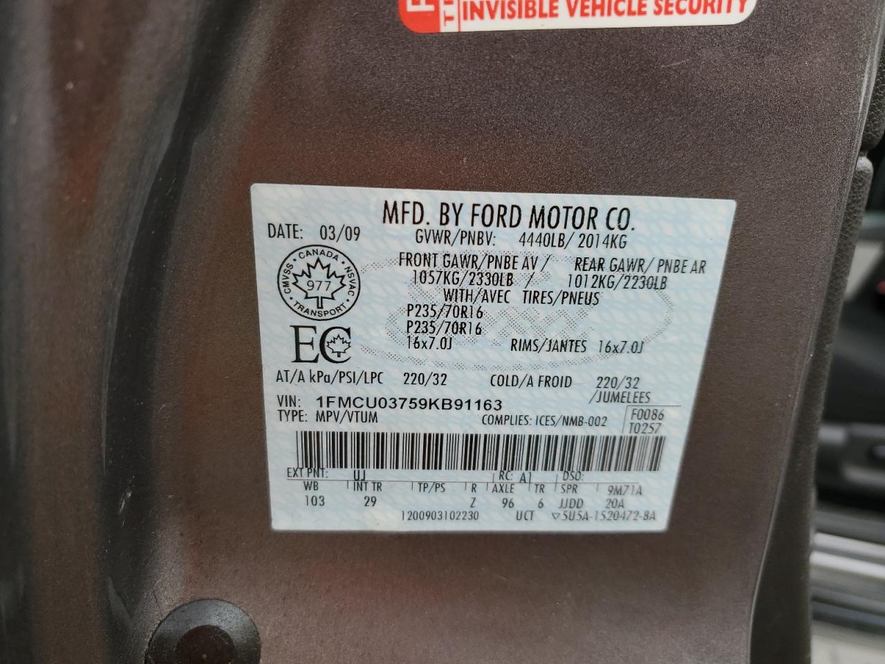 2009 Ford Escape - Image 13