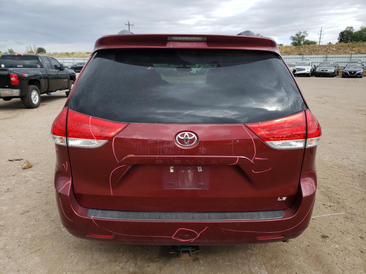 2012 Toyota Sienna Le VIN: 5TDKK3DC9CS178628 Lot: 76132724