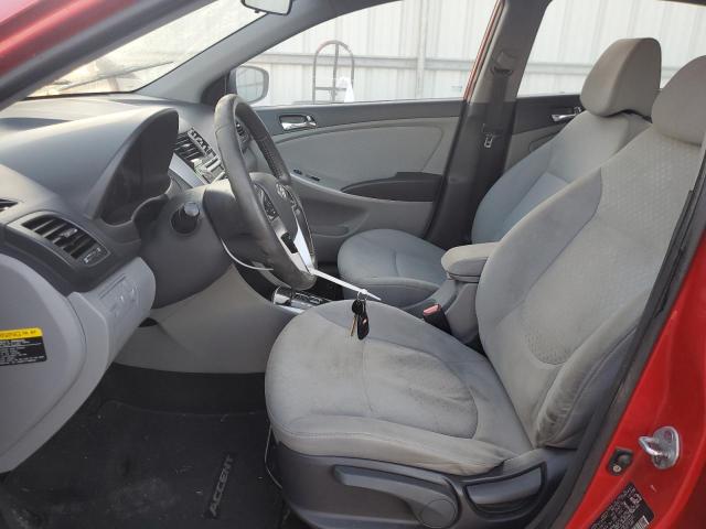  HYUNDAI ACCENT 2012 Красный