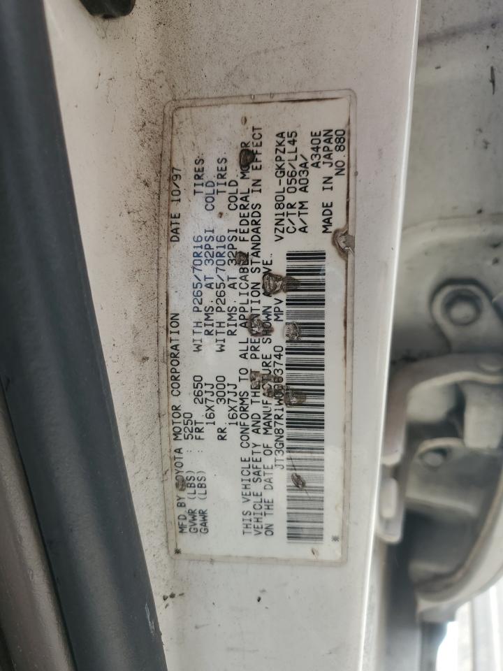 JT3GN87R1W0063740 1998 Toyota 4Runner Limited