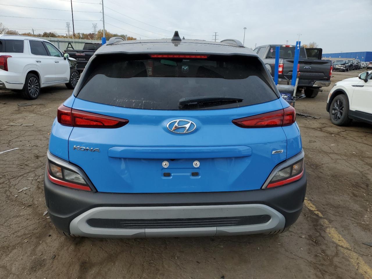 2022 Hyundai Kona Sel VIN: KM8K6CAB1NU907473 Lot: 77563344