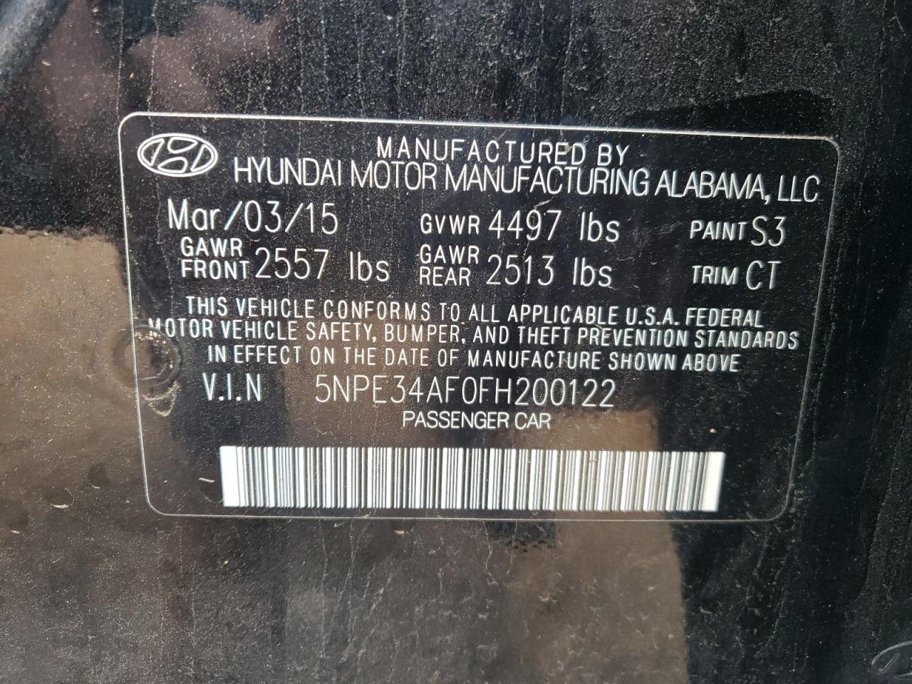 2015 Hyundai Sonata - Image 12