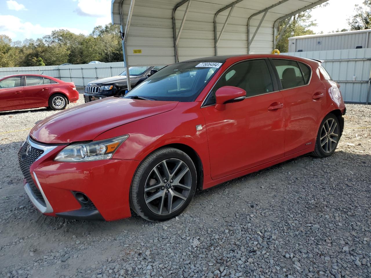 VIN JTHKD5BH8F2223699 2015 LEXUS CT 200 no.1