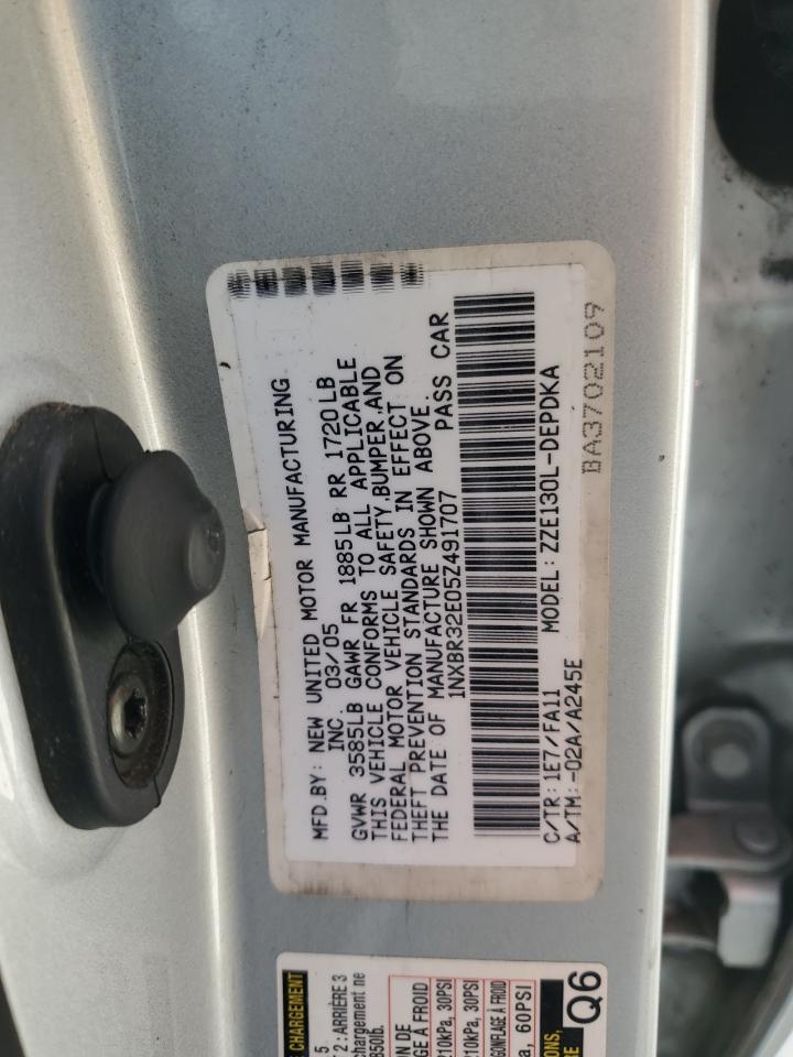 1NXBR32E05Z491707 2005 Toyota Corolla Ce